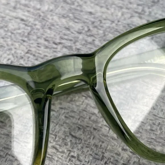 Zenni Olive Green Full Rim Eyeglasses Frames Only Eyewear 125024 - Picture 14 of 16